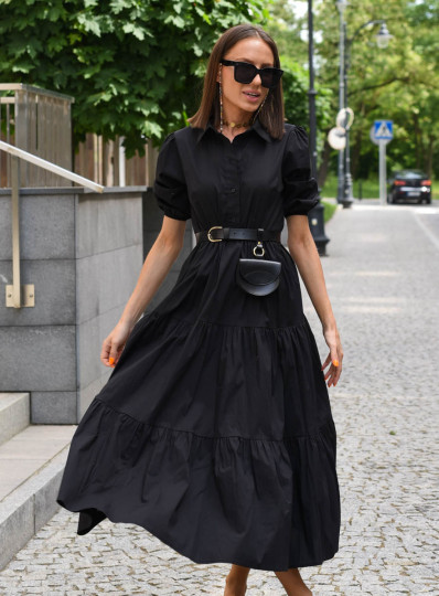 Sukienka Alija z popeliny czarna
