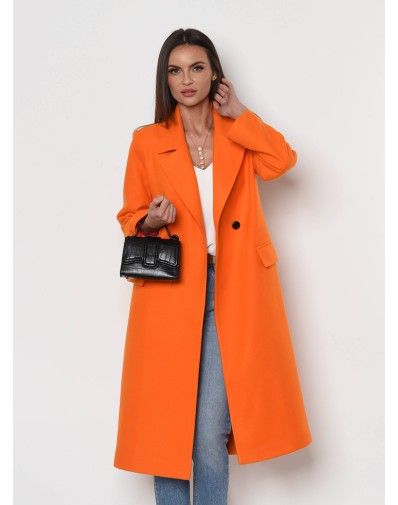 Płaszcz Selena pomarańczowy
