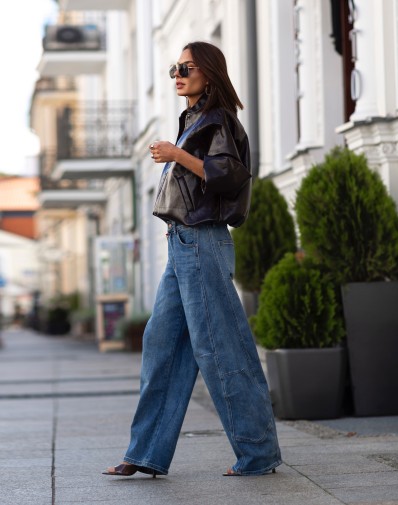 Spodnie Jeansowe Typu Balloon