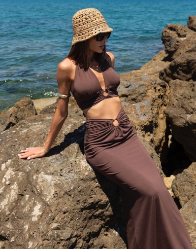 Komplet dwuczęściowy Kate Brąz GAT II