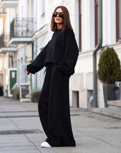 Komplet Dresowy Alesia Oversize Czarny