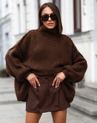 Spodenko spódnica Adel Brązowe