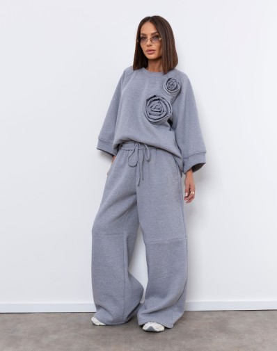 Komplet Dresowy Rose Oversize Szary