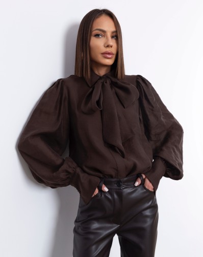 Koszula Meri czekoladowa