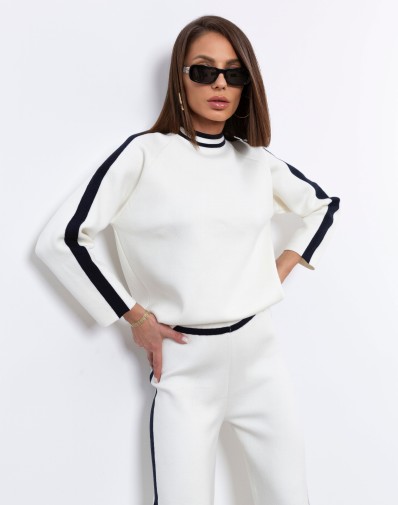 Komplet Chantal Śmietankowy