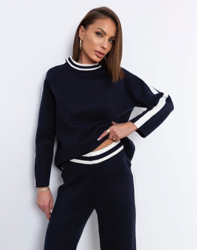 Komplet Chantal Granatowy