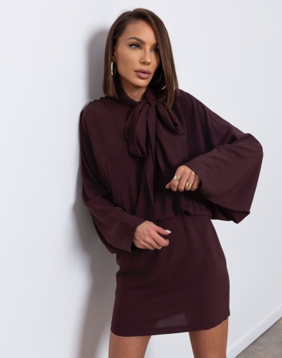 Sukienka Molla Kimono Bordo