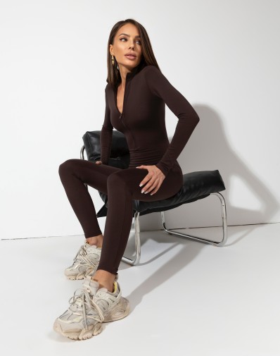 Kombinezon Liora Czekoladowy