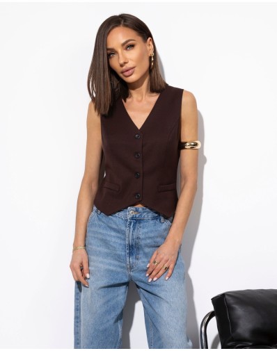 Kamizelka Bonita czekoladowa