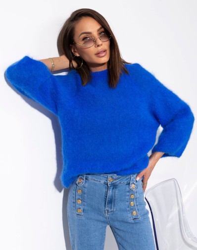 Klasyczny Sweter bez Zapięć Chrabowy