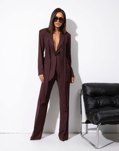 Spodnie Orlando Indyjski Śliwka w czekoladzie