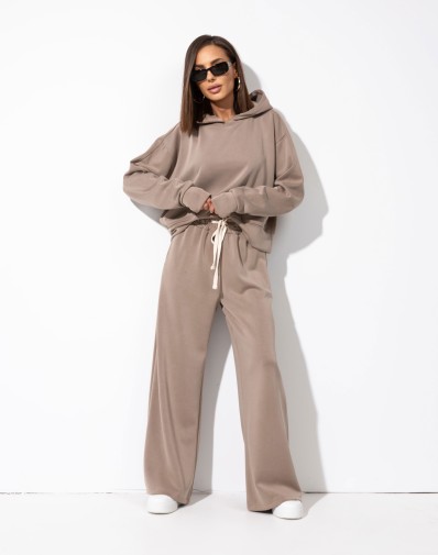 Komplet masełkowy Ciemny Beż Pola