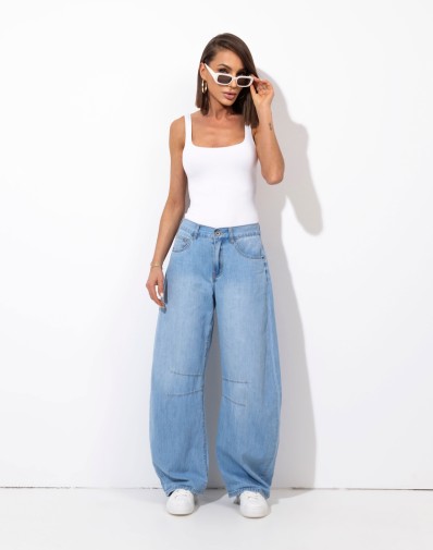 Dżinsowe Spodnie Balloon