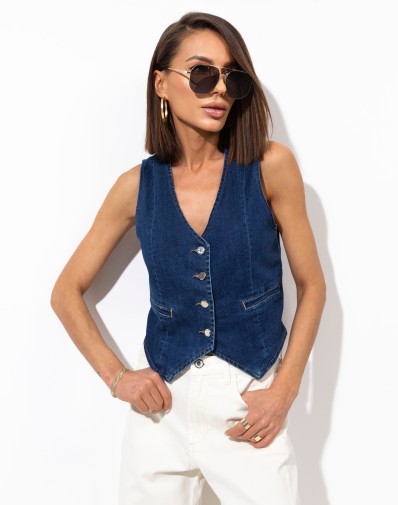 Kamizelka Jeansowa