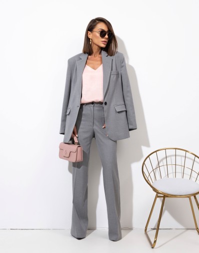 Spodnie Karmen Jasny Szary