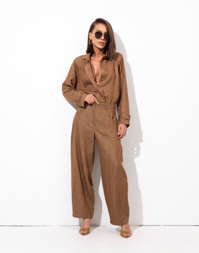 Spodnie Balloon Emma Camel