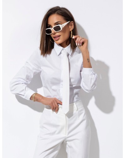 Koszula Mori Taliowana Biała GAT II