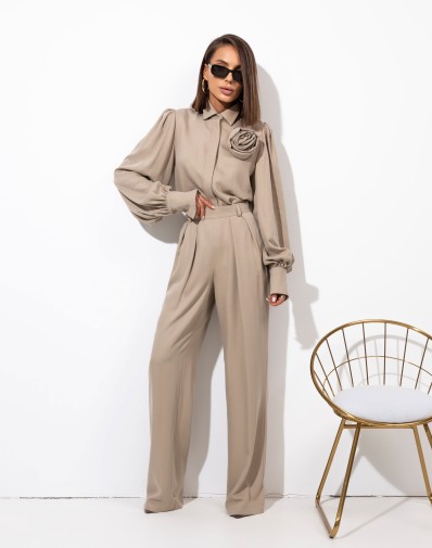 Spodnie Rosmeri Ciemny Beż GAT II