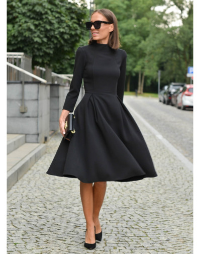 copy of Sukienka ze stójką czarna