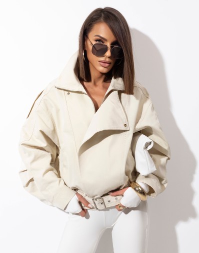 Ramoneska Bawełniana Elly Ecru B686