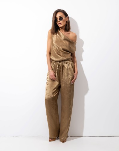 Spodnie Aviva na Gumce Gold B705