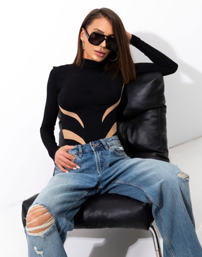 Body z Beżowymi Wstawkami