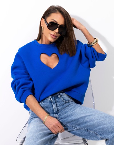 Bluza z Wyciętym Sercem Chabrowa