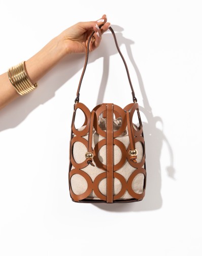 Torebka Megi z Geometrycznym Zdobieniem Na Pasek