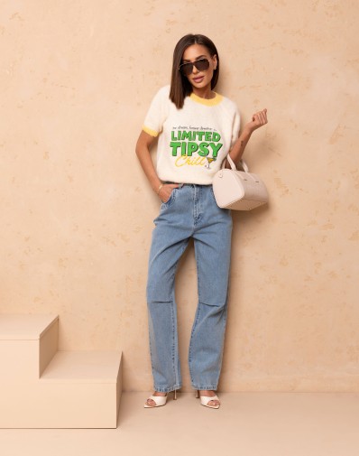 Sweter z Krótkim Rękawem Limited Tipsy 25123