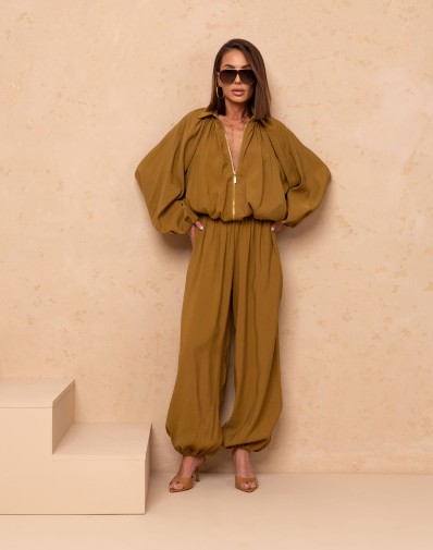 Komplet 3-częściowy Z Lekkiej Tkaniny Oliwkowy 5399MIL