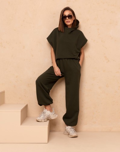 Spodnie Dresowe Butelkowa Zieleń Amber